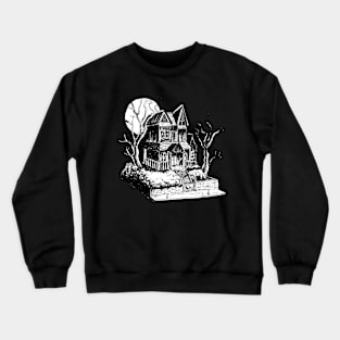 Haunted House Crewneck Sweatshirt